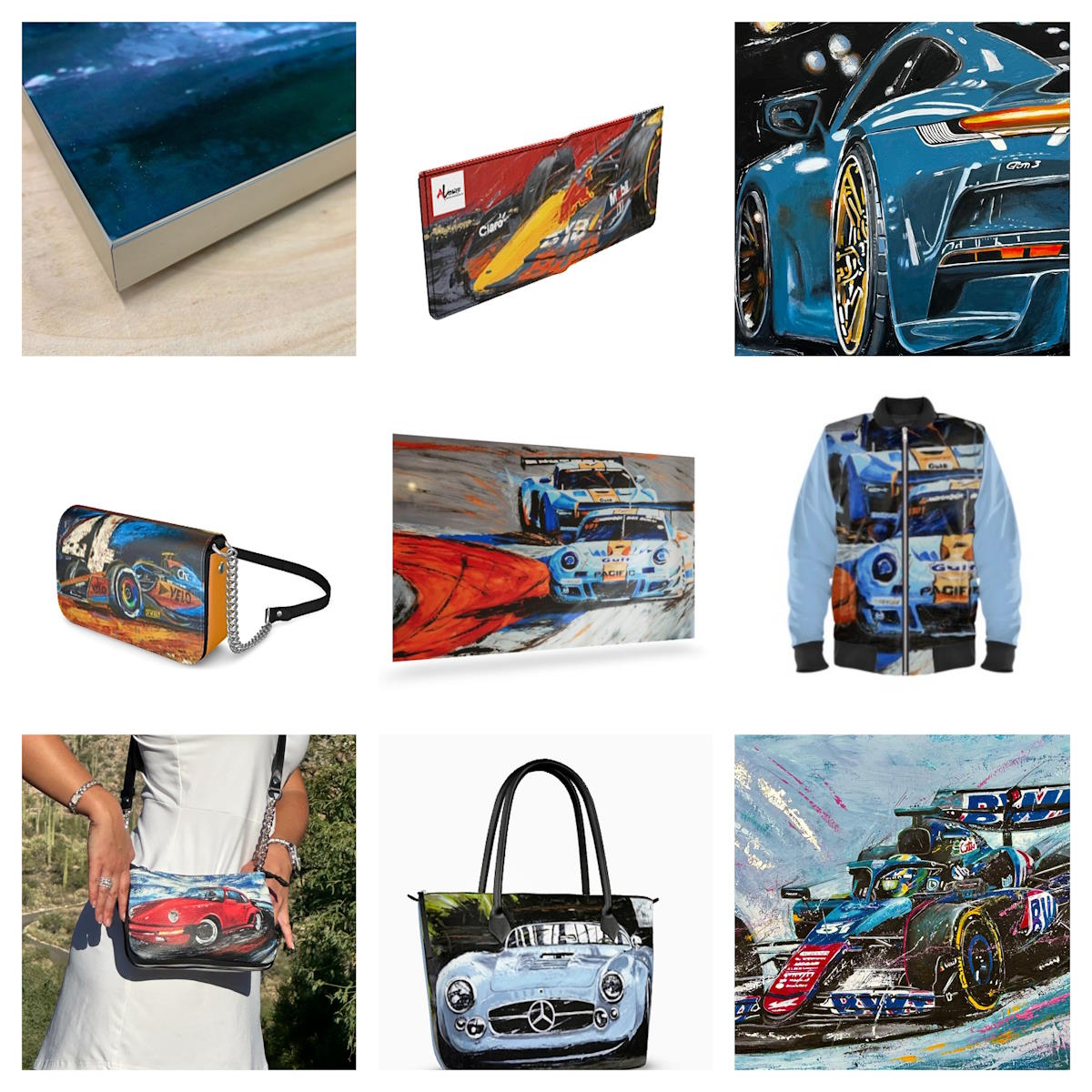 Abstract Motorsport Art